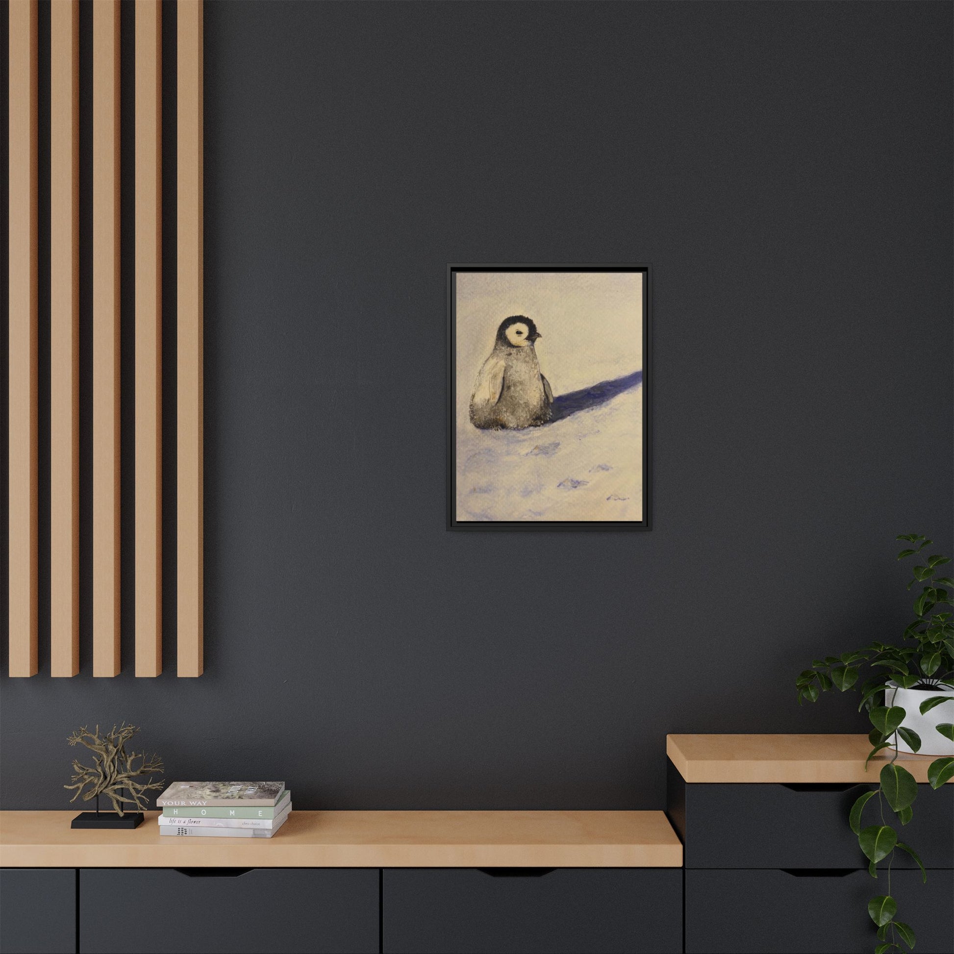“Alex” Matte Canvas, Framed (Multi-color)