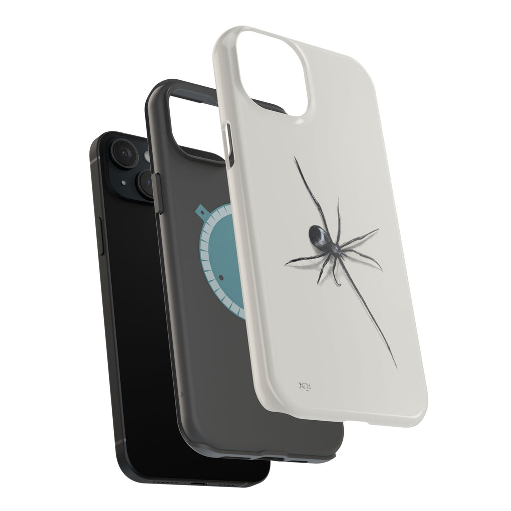 "ICY" Spider Sketch Magnetic Impact-Resistant Phone Case
