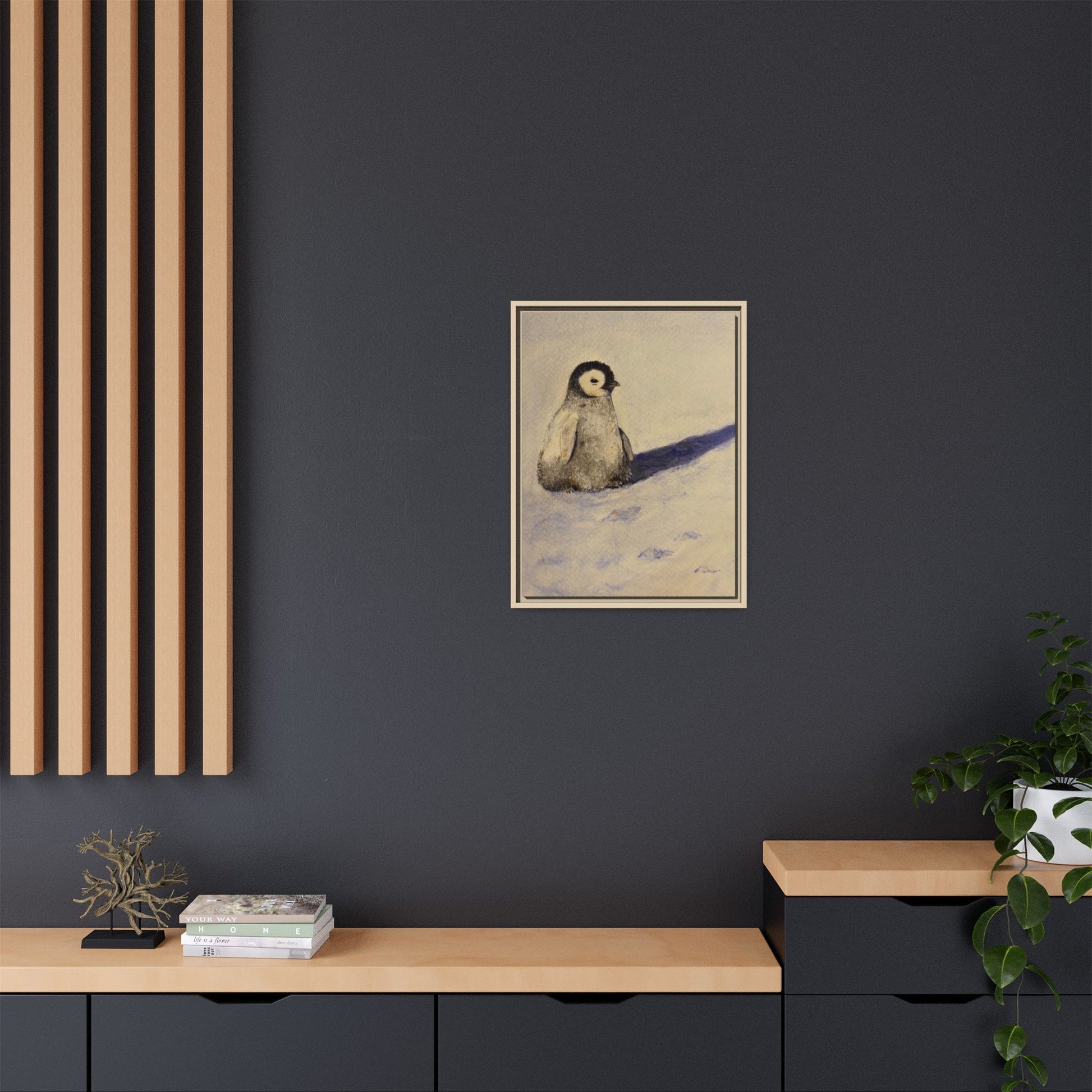 “Alex” Matte Canvas, Framed (Multi-color)