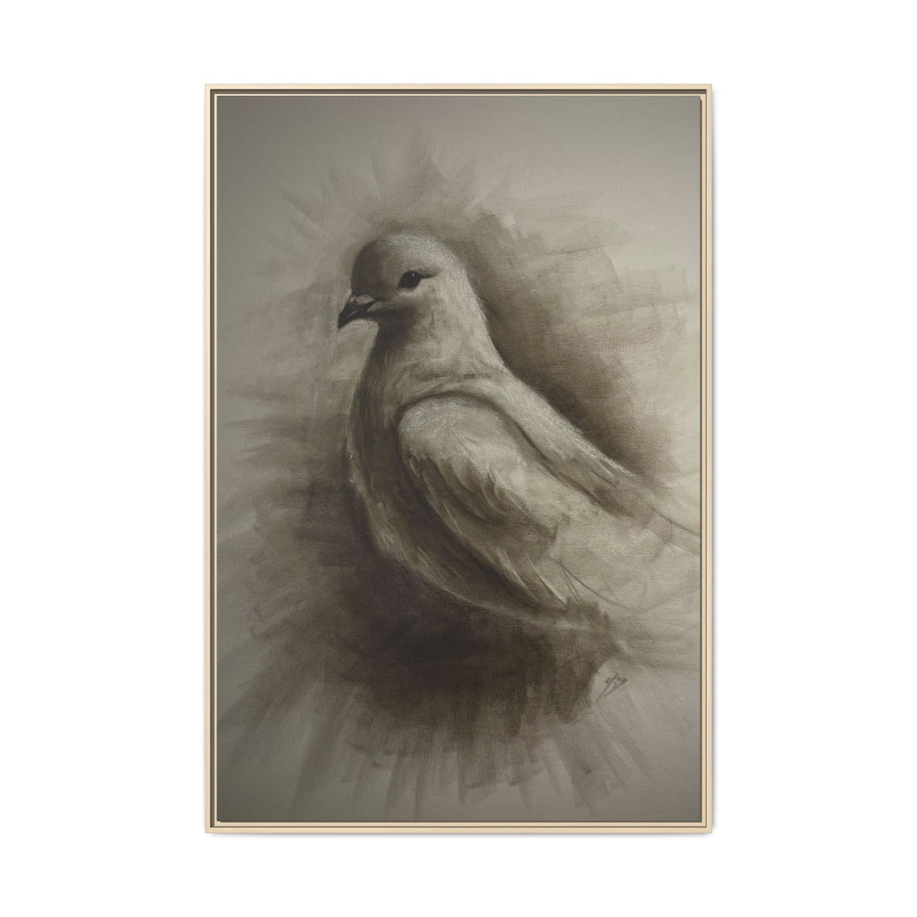 “Dove” Matte Canvas, Framed (Multi-color)