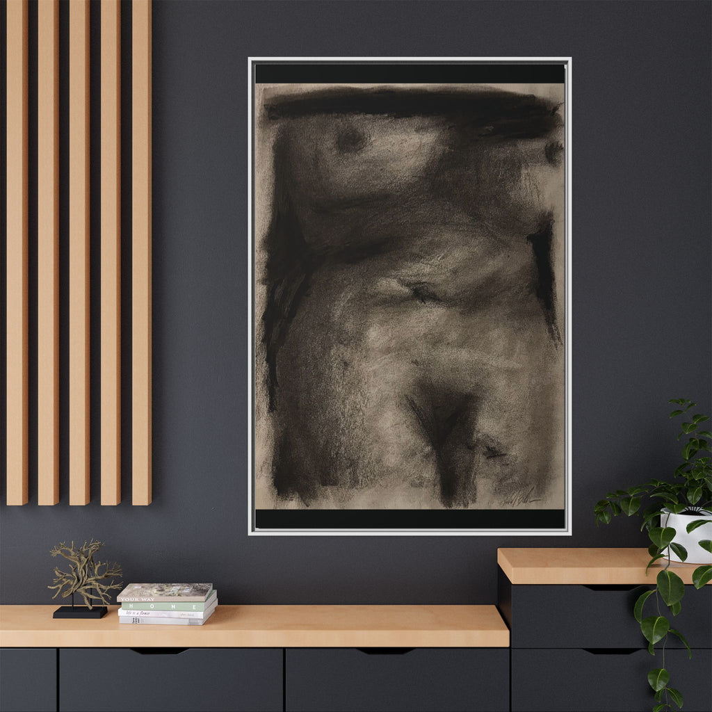 “The Price Of Intuition” Matte Canvas, Framed (Multi-color)
