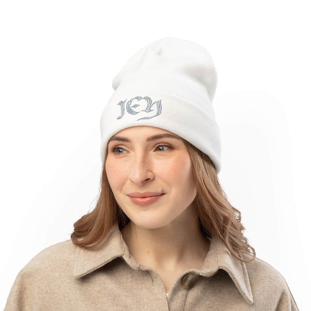 “ICY” Knit Beanie (Embroidery)