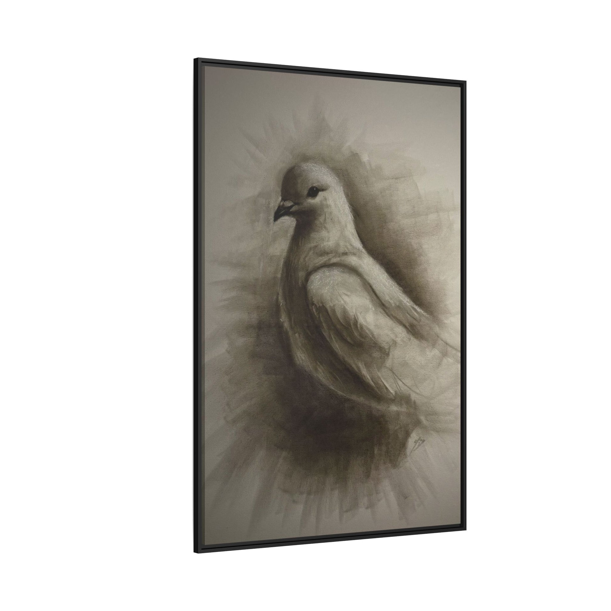 “Dove” Matte Canvas, Framed (Multi-color)