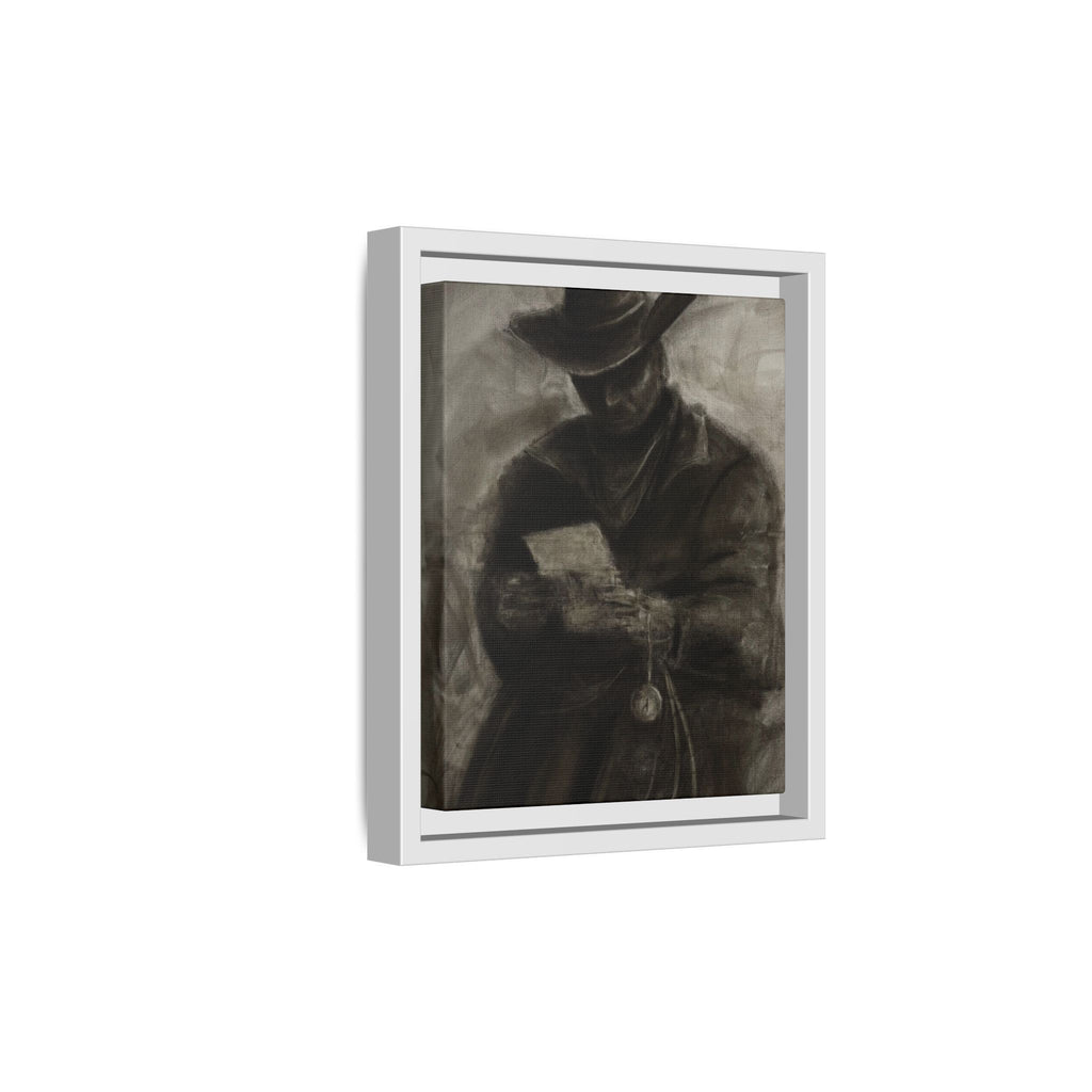 “Cowboy” Matte Canvas, Framed (Multi-color)