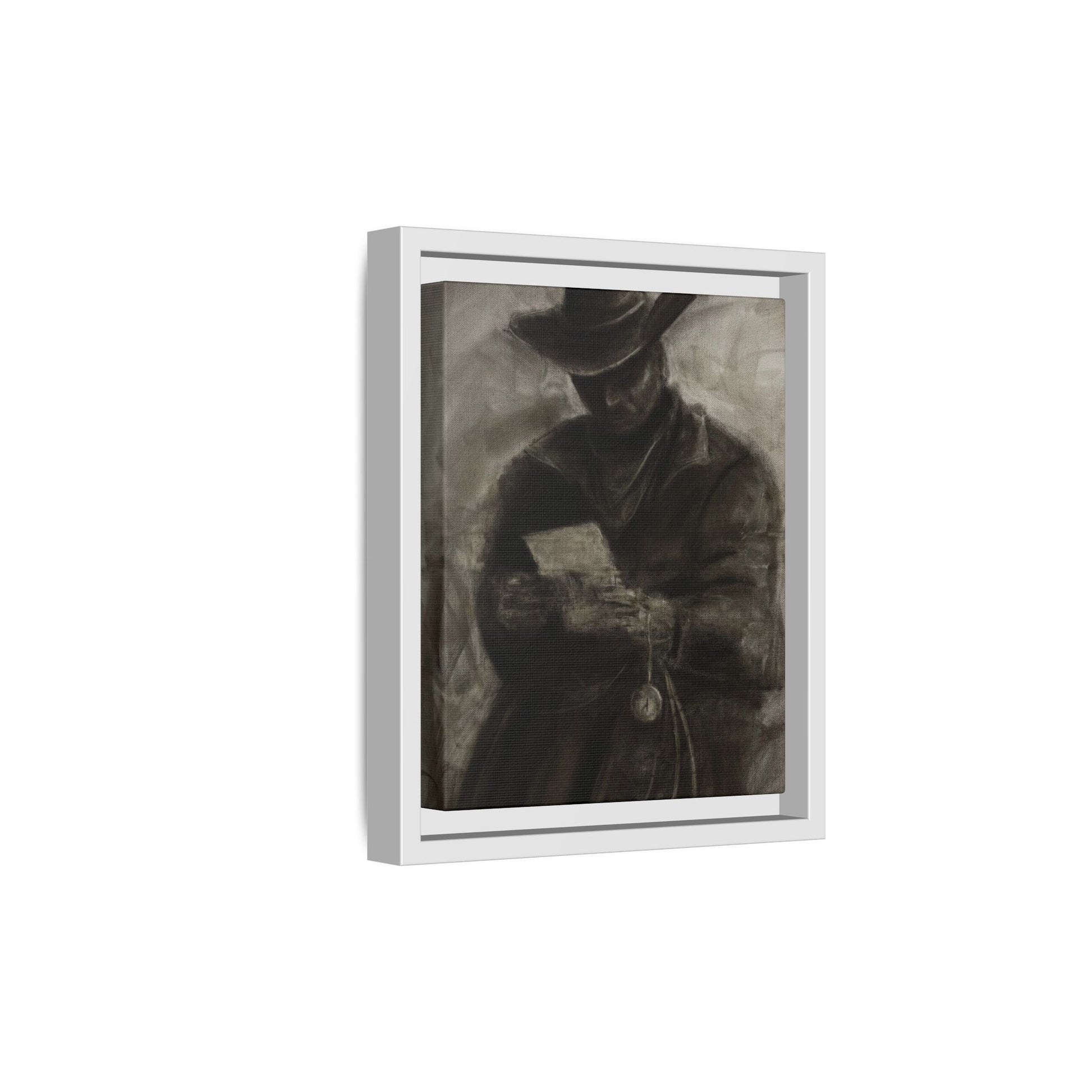 “Cowboy” Matte Canvas, Framed (Multi-color)