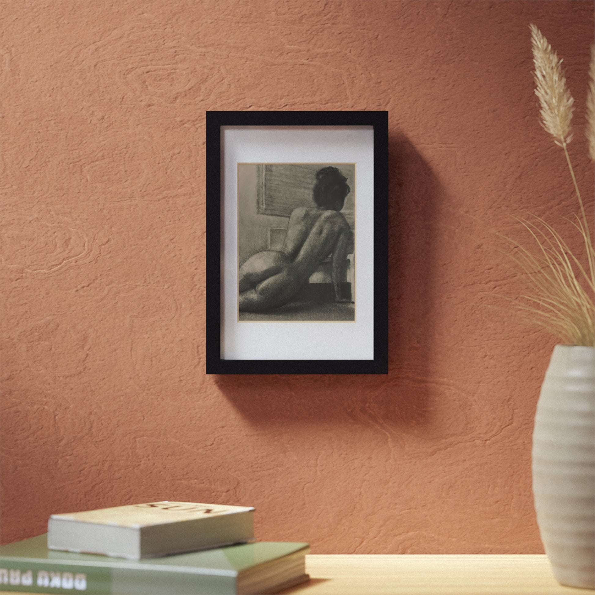 “Sitting Pretty” Framed Posters, Black