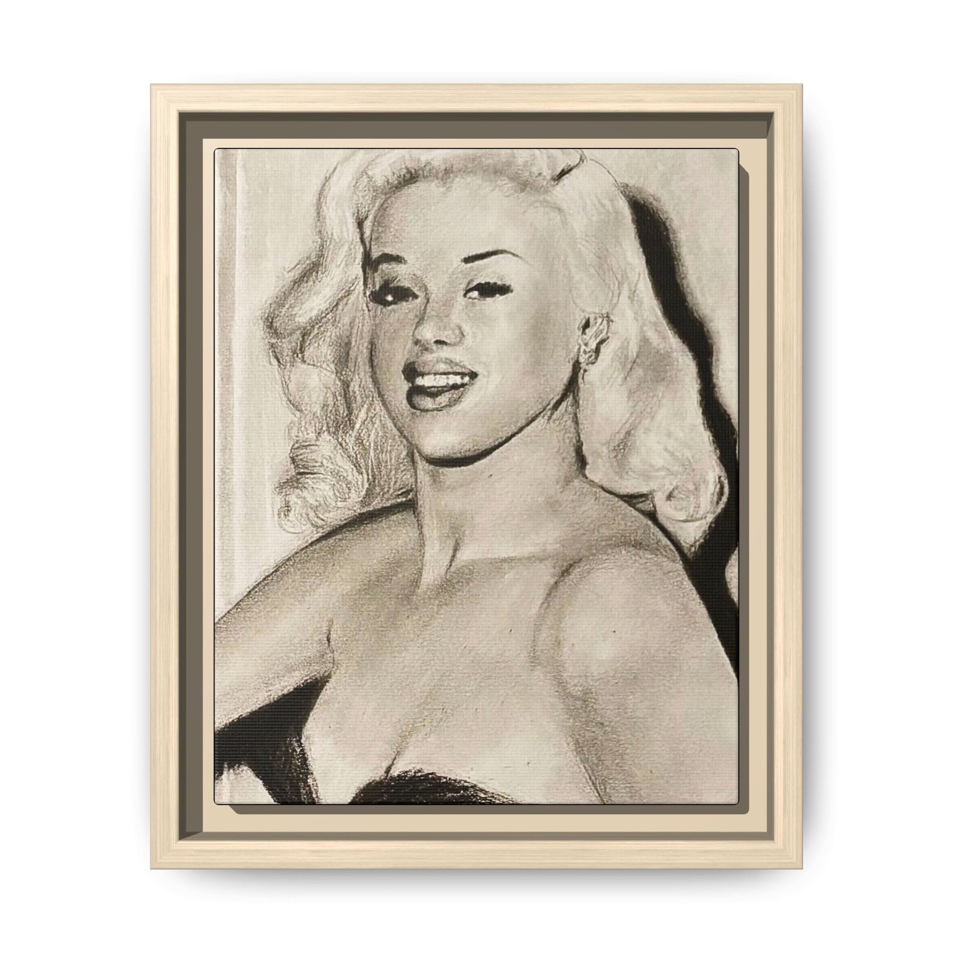 “Diana” Matte Canvas, Framed (Multi-color)
