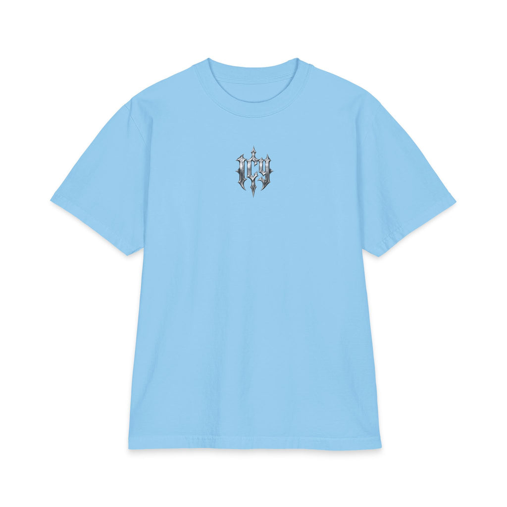 Metallic Spike Logo Short Sleeve Graphic T-Shirt