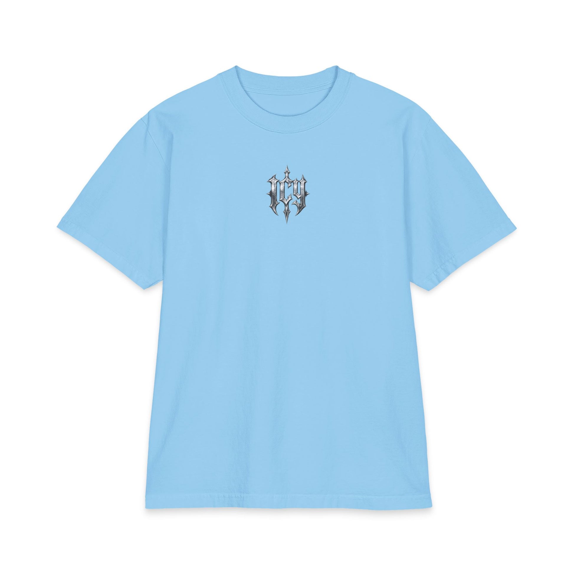 Metallic Spike Logo Short Sleeve Graphic T-Shirt