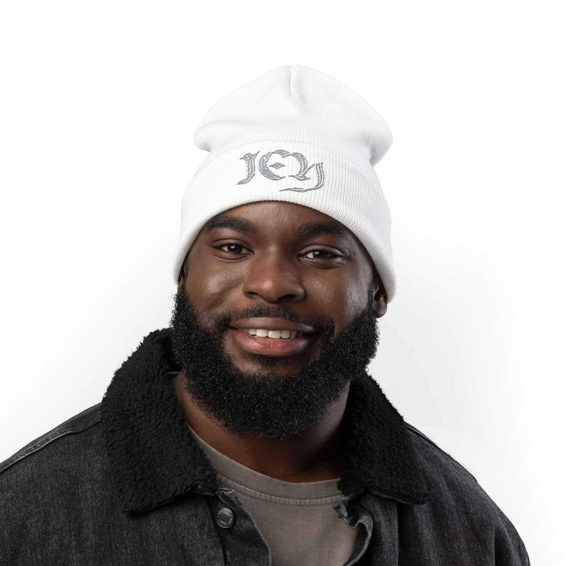 “ICY” Knit Beanie (Embroidery)