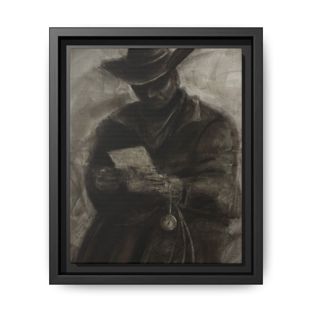 “Cowboy” Matte Canvas, Framed (Multi-color)