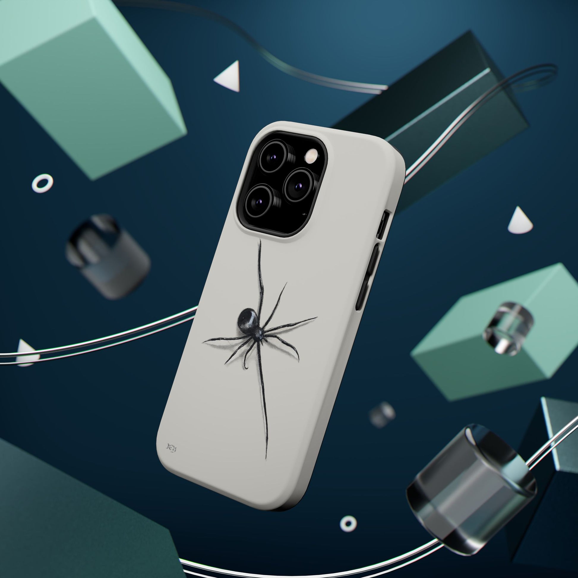 "ICY" Spider Sketch Magnetic Impact-Resistant Phone Case