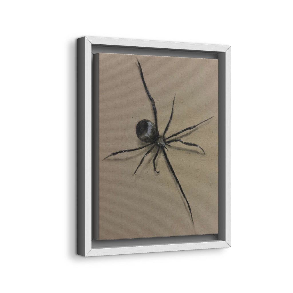 Framed Canvas Spider Wall Art