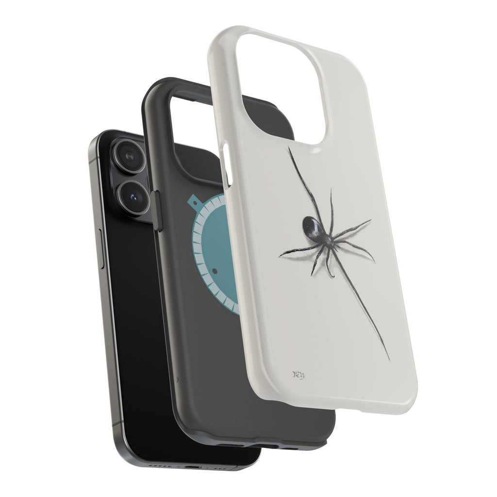 "ICY" Spider Sketch Magnetic Impact-Resistant Phone Case