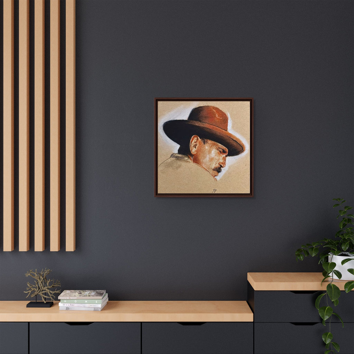 Matte Canvas, Framed (Multi-color)