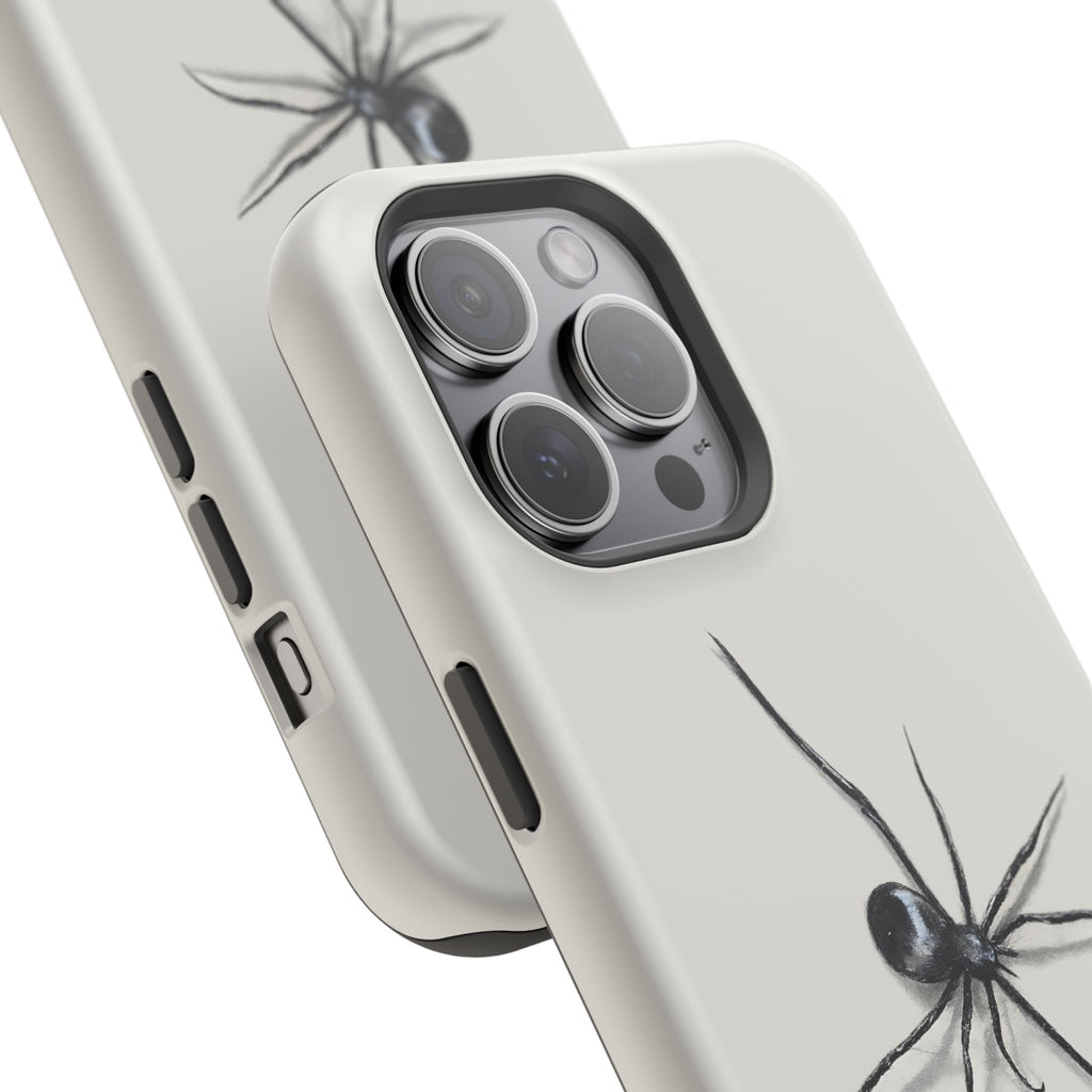 "ICY" Spider Sketch Magnetic Impact-Resistant Phone Case