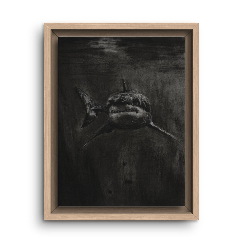 Dark Surrealist Framed Canvas Wall Art