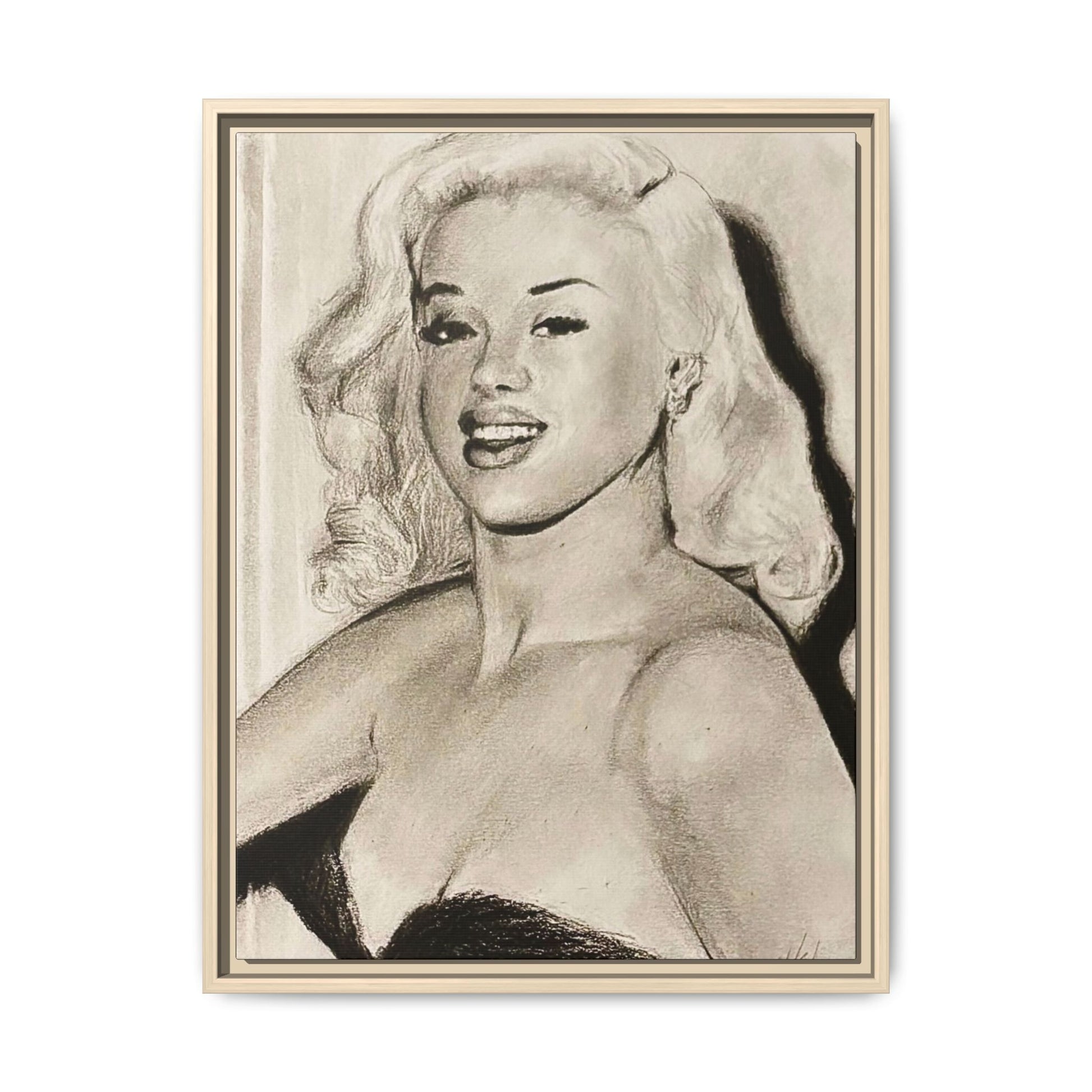 “Diana” Matte Canvas, Framed (Multi-color)