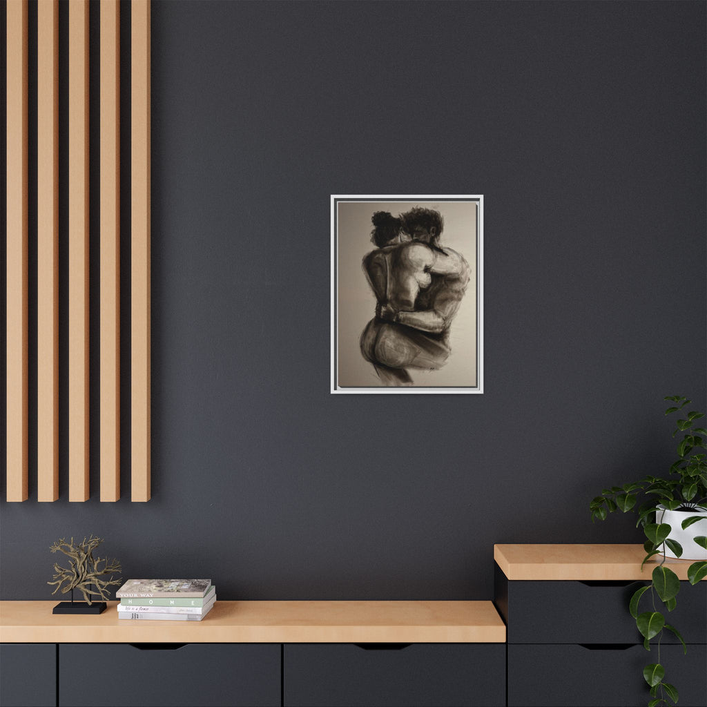 “LAST DAY ON EARTH” Matte Canvas, Framed (Multi-color)