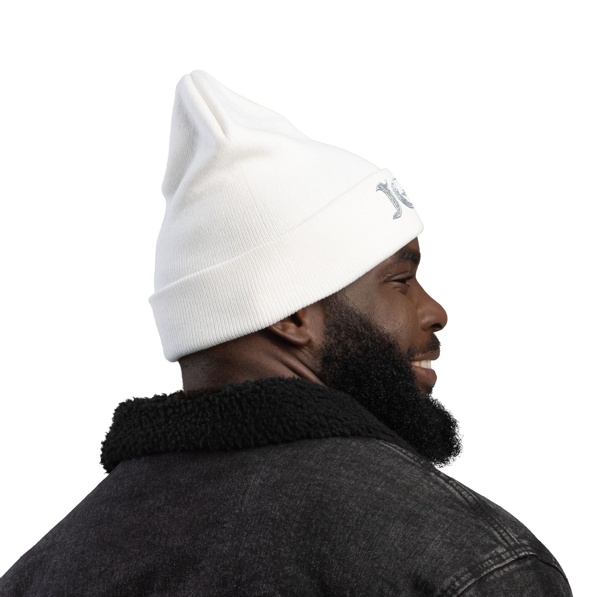 “ICY” Knit Beanie (Embroidery)