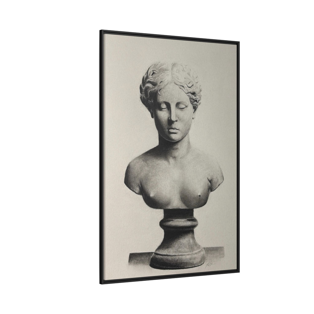 SCULPTURE Matte Canvas, Framed (Multi-color)