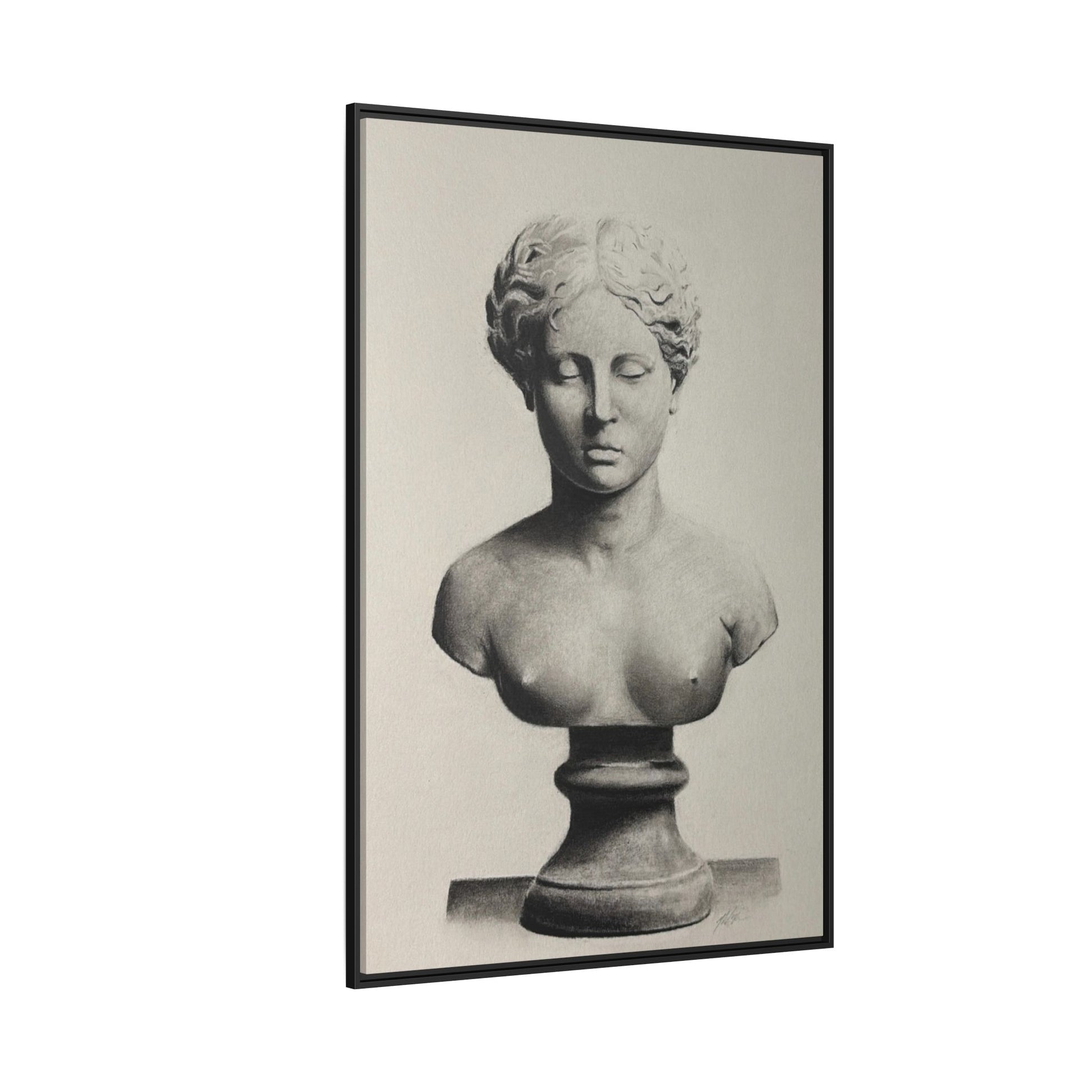 SCULPTURE Matte Canvas, Framed (Multi-color)