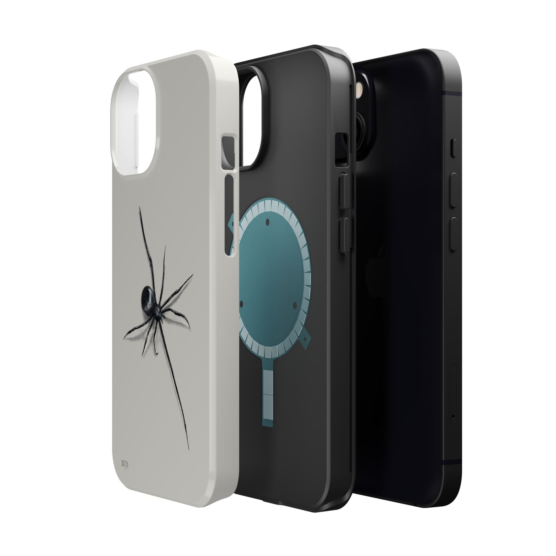 "ICY" Spider Sketch Magnetic Impact-Resistant Phone Case