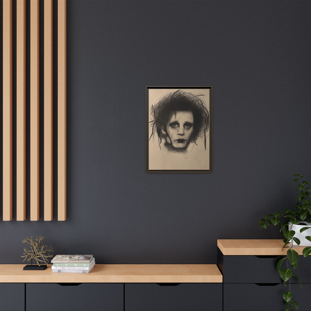 “Edward” Matte Canvas, Framed (Multi-color)