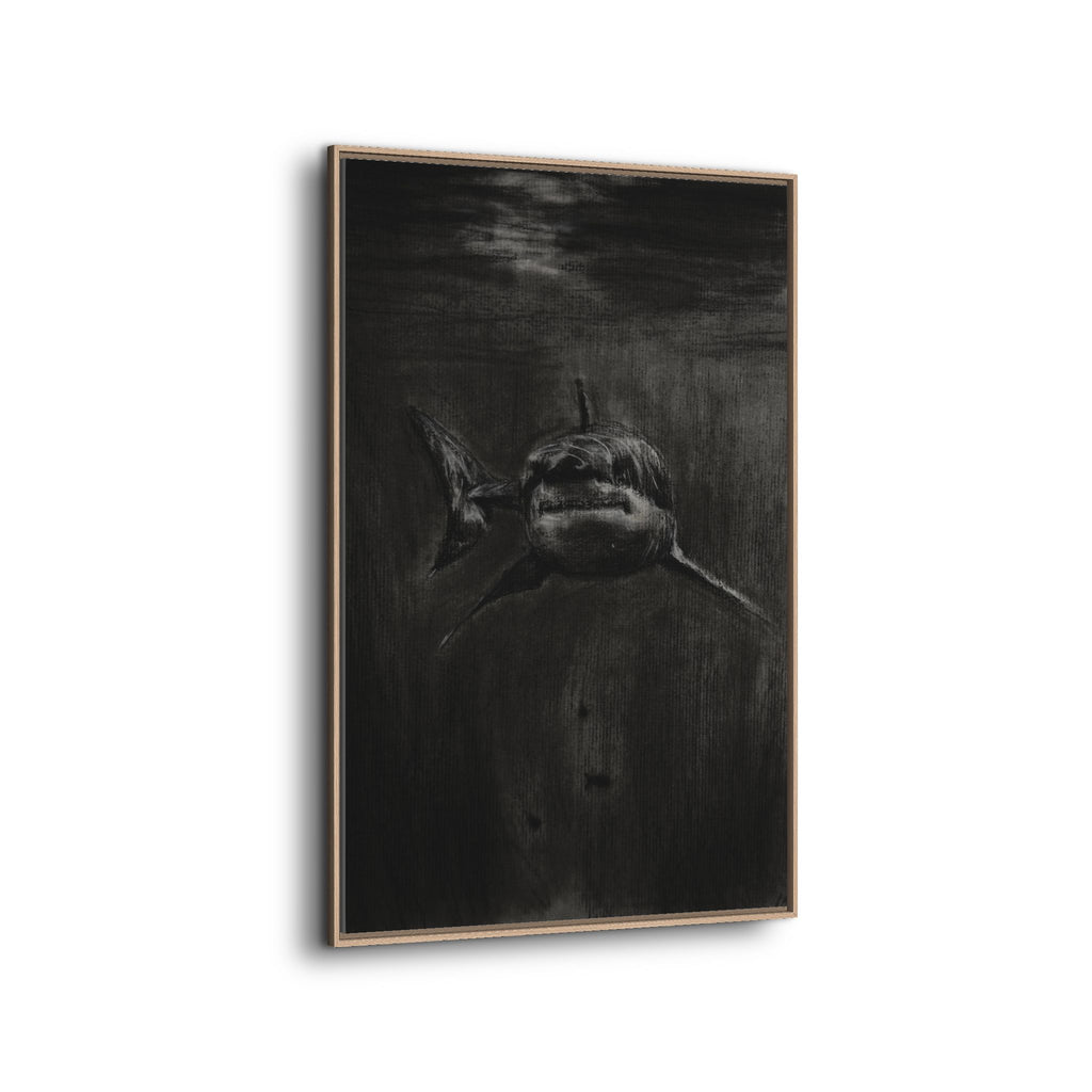 Dark Surrealist Framed Canvas Wall Art