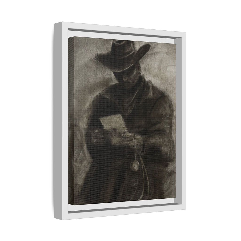 “Cowboy” Matte Canvas, Framed (Multi-color)