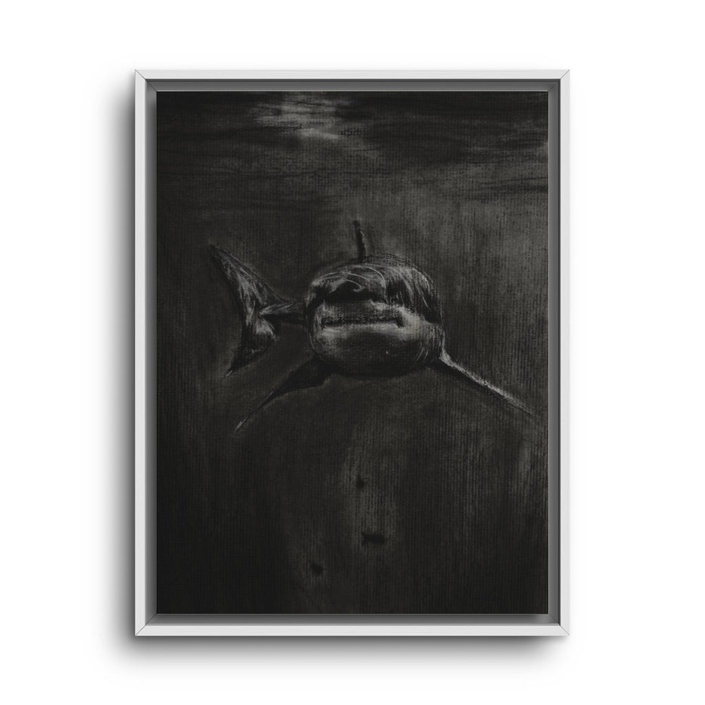 Dark Surrealist Framed Canvas Wall Art