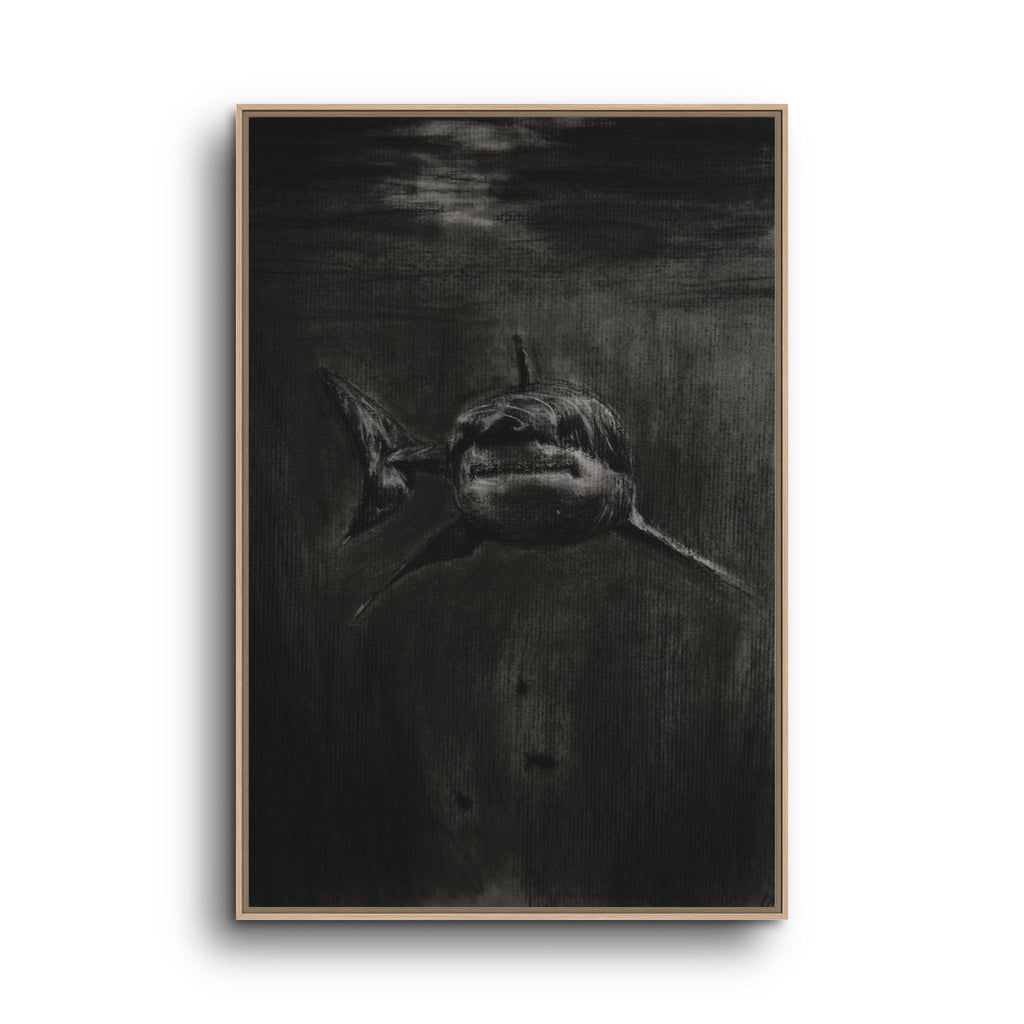 Dark Surrealist Framed Canvas Wall Art