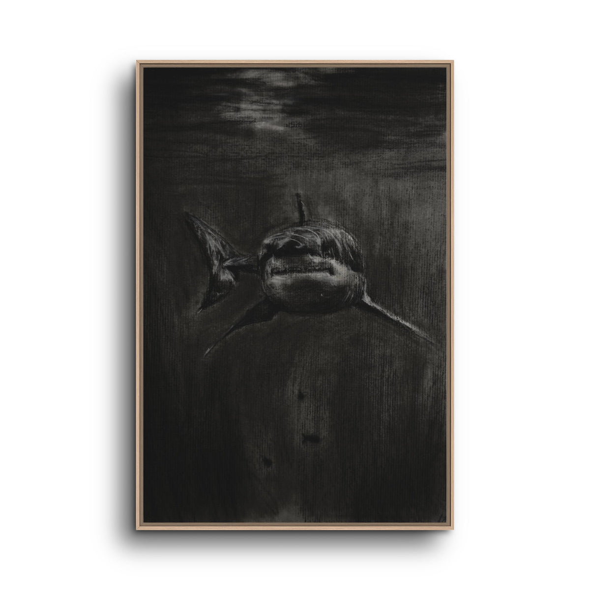 Dark Surrealist Framed Canvas Wall Art