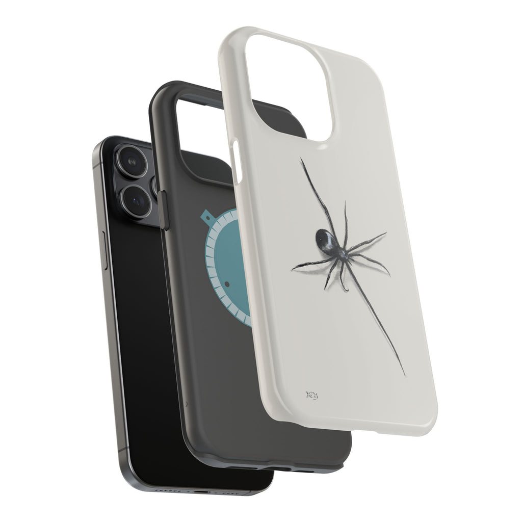 "ICY" Spider Sketch Magnetic Impact-Resistant Phone Case