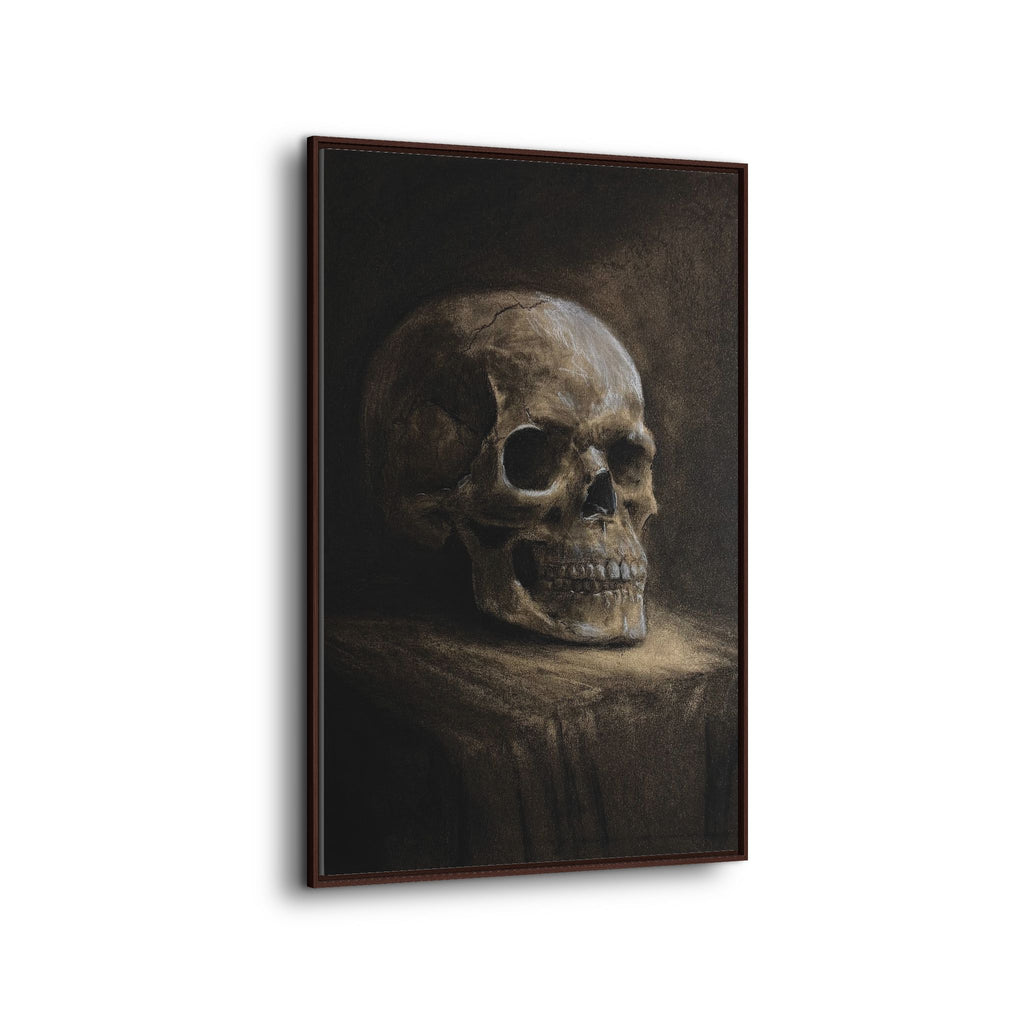 Framed Canvas Skull Portrait Wall Art