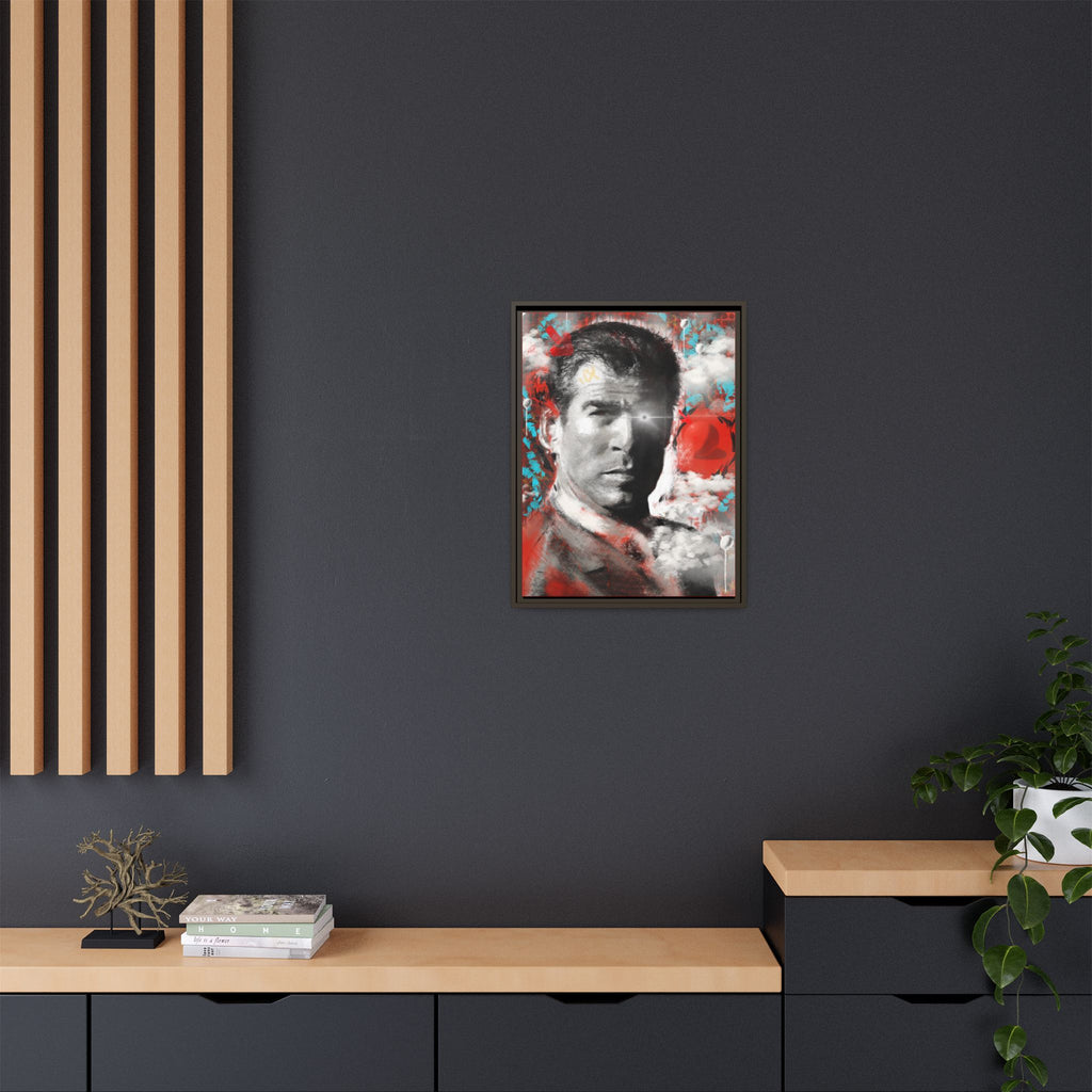 “James” Matte Canvas, Framed (Multi-color)