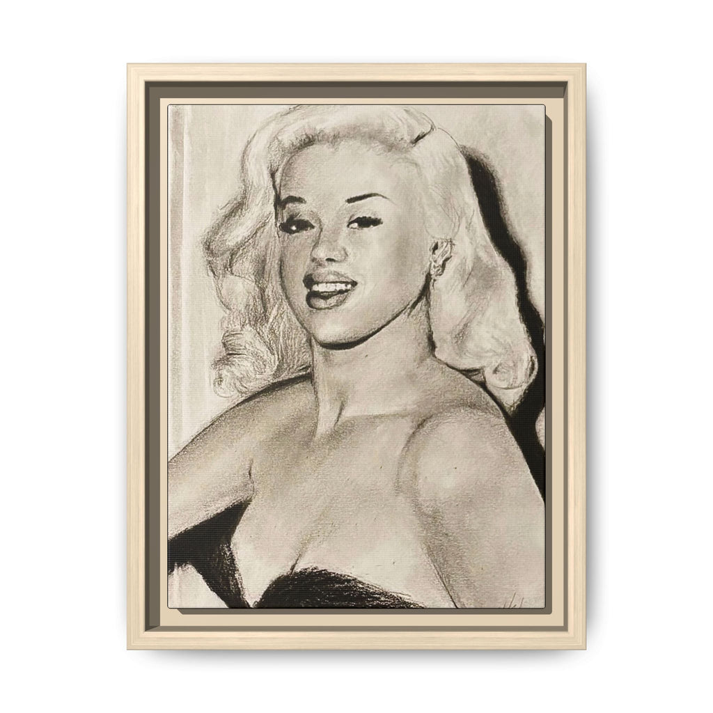 “Diana” Matte Canvas, Framed (Multi-color)