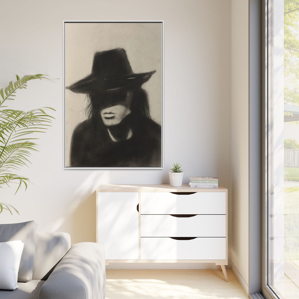 “OUTLAW” Matte Canvas, Framed (Multi-color)