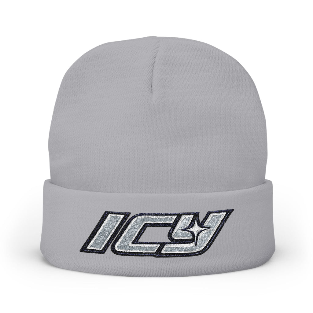 Embroidered "ICY" Knit Beanie Vol.2