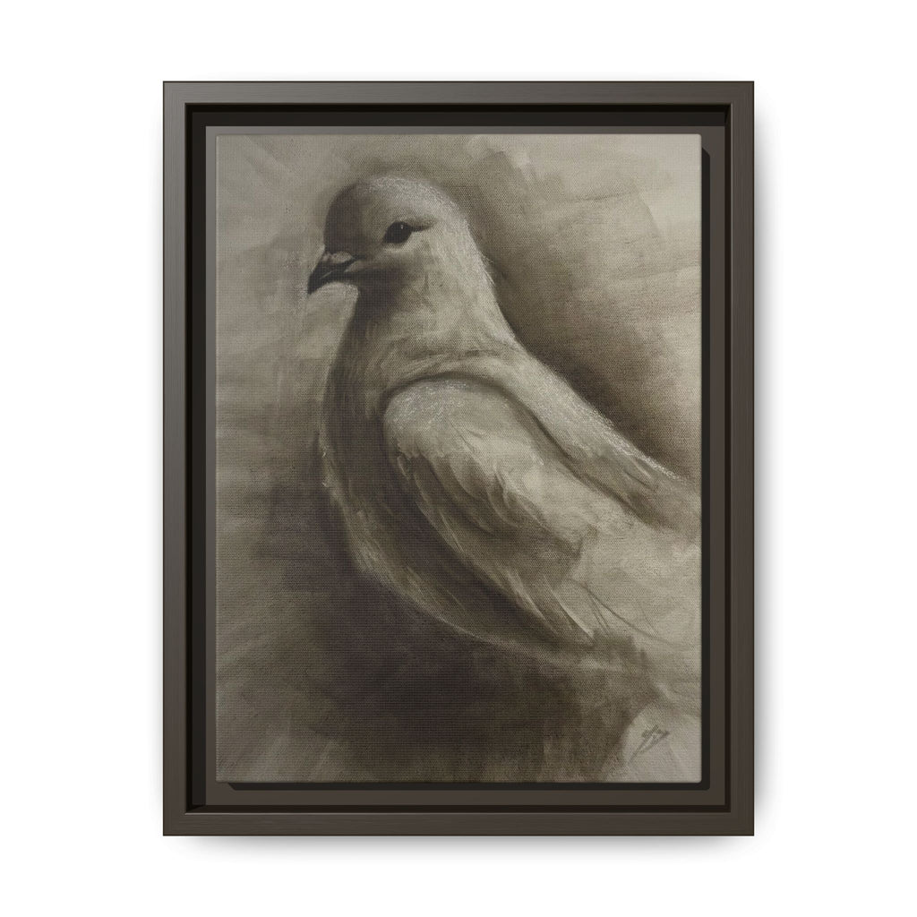 “Dove” Matte Canvas, Framed (Multi-color)