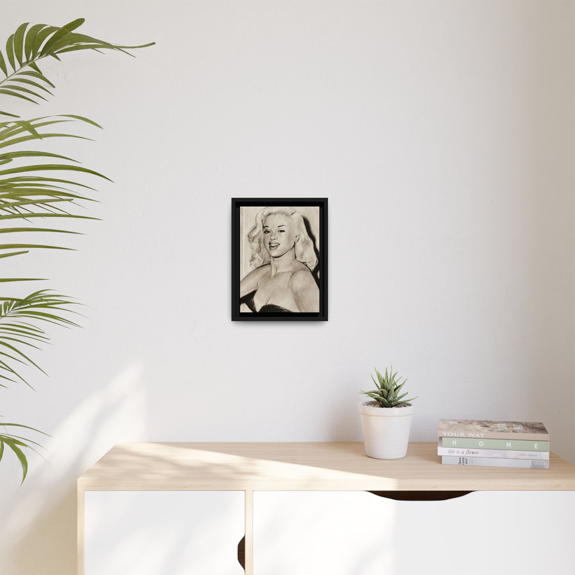 “Diana” Matte Canvas, Framed (Multi-color)