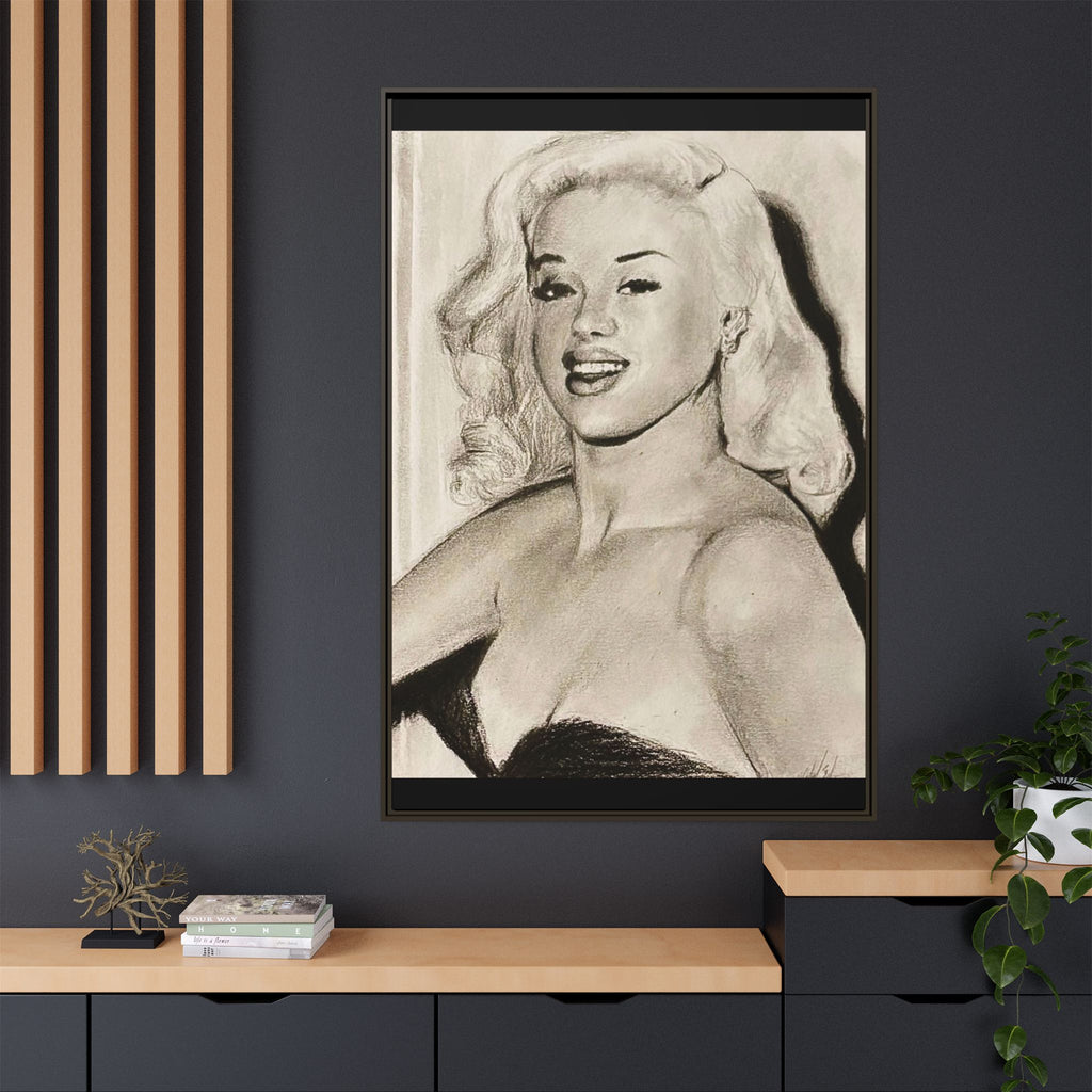 “Diana” Matte Canvas, Framed (Multi-color)