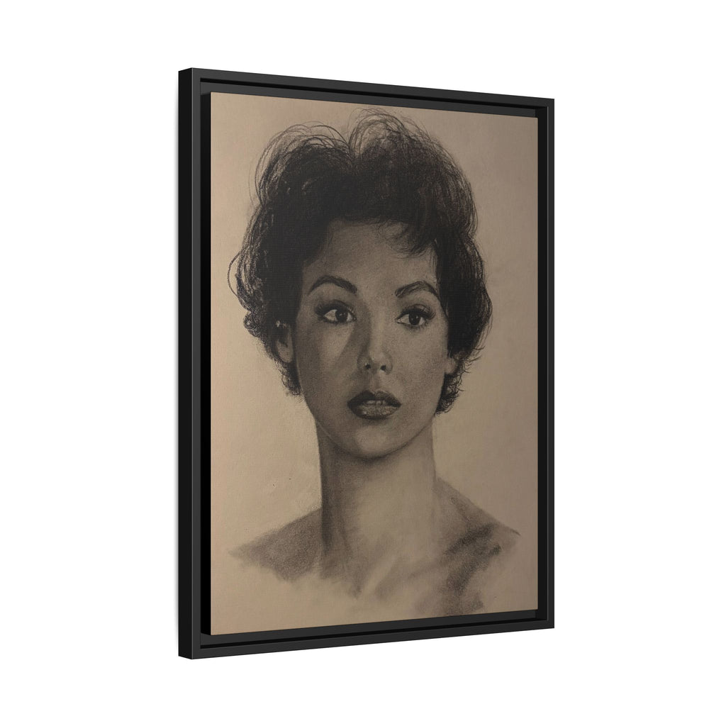 “Still Gaze” Matte Canvas, Framed (Multi-color) PRINT