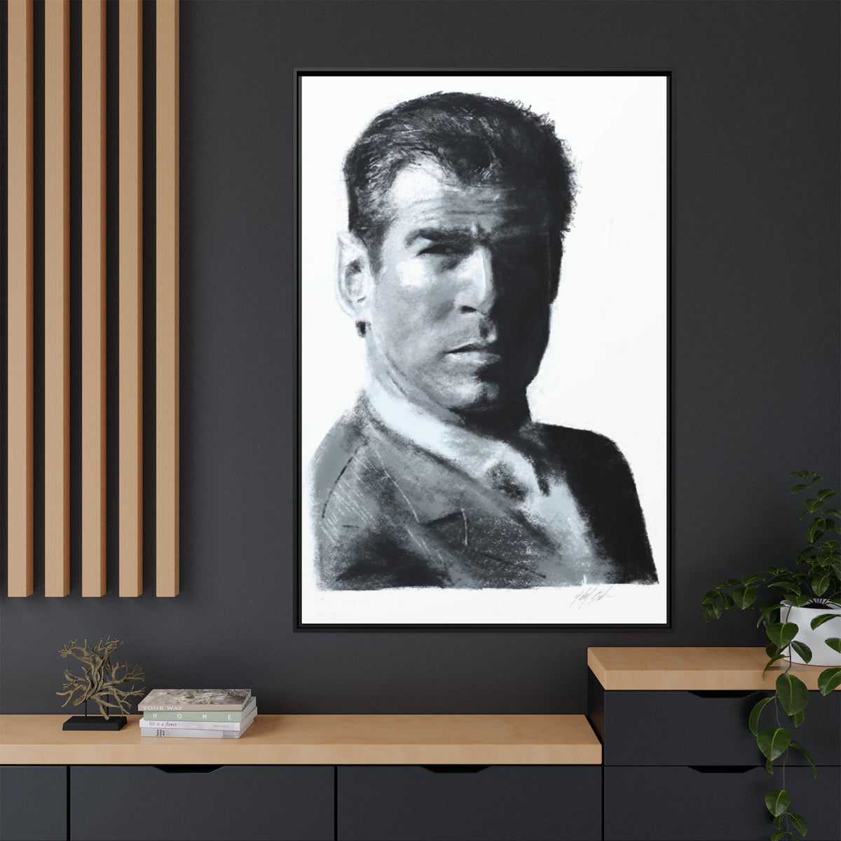 BOND Matte Canvas, Framed (Multi-color)