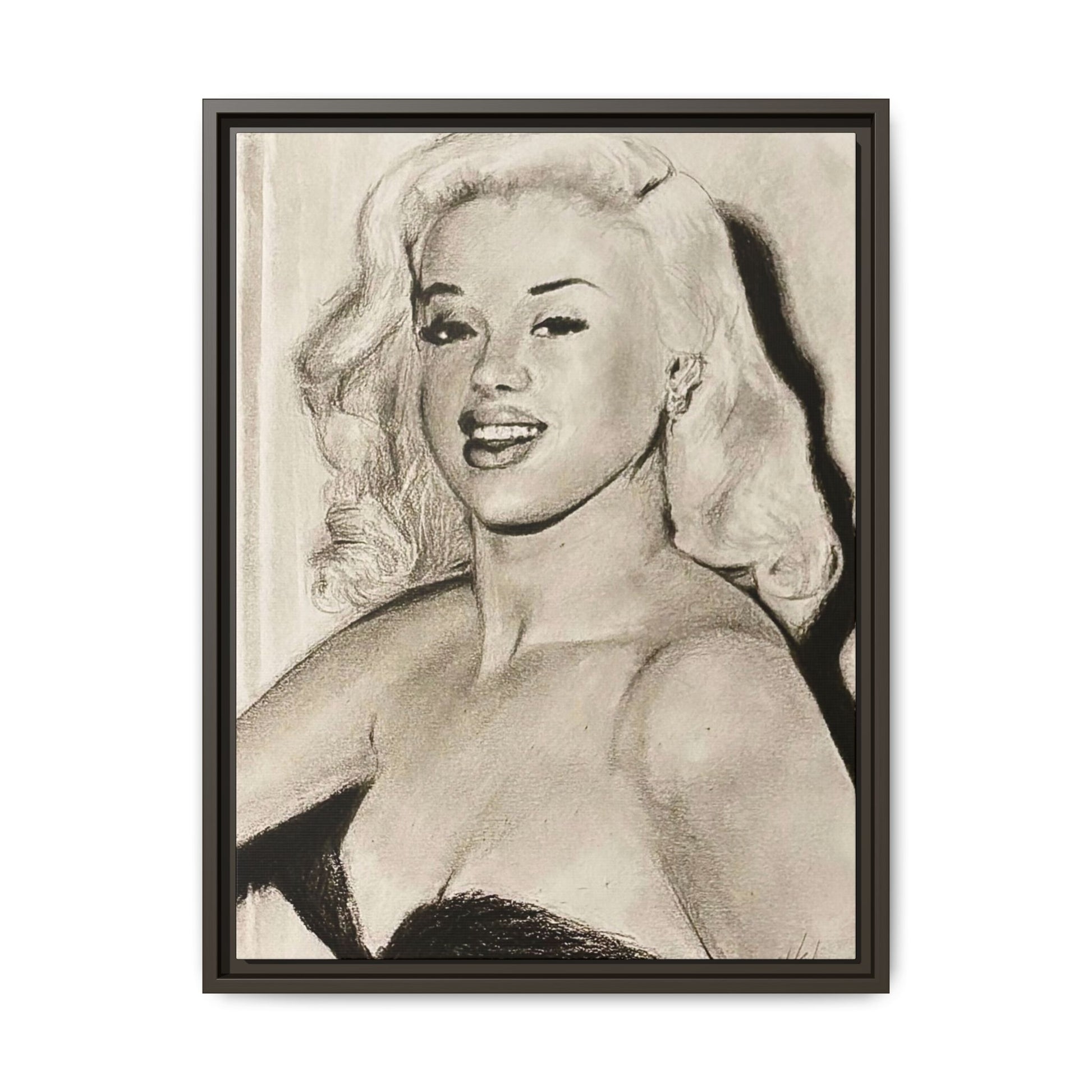 “Diana” Matte Canvas, Framed (Multi-color)