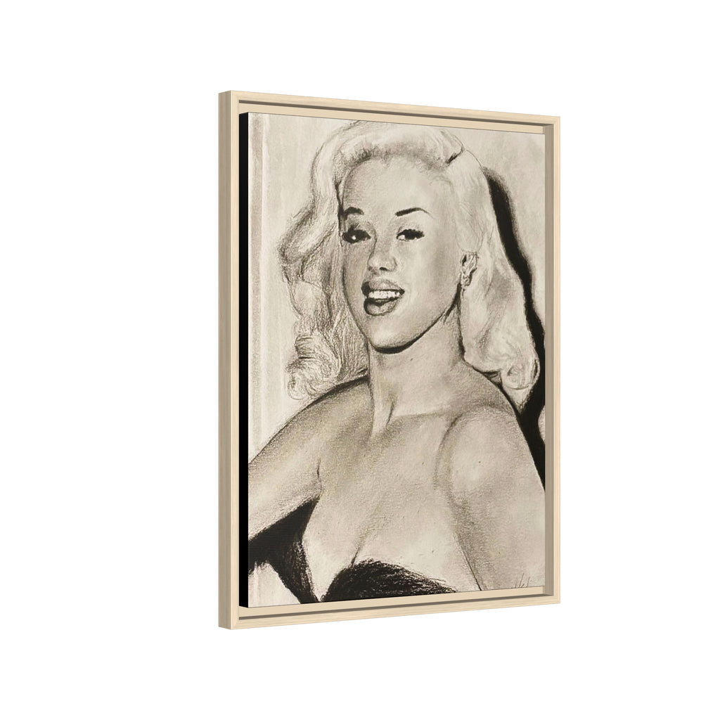 “Diana” Matte Canvas, Framed (Multi-color)