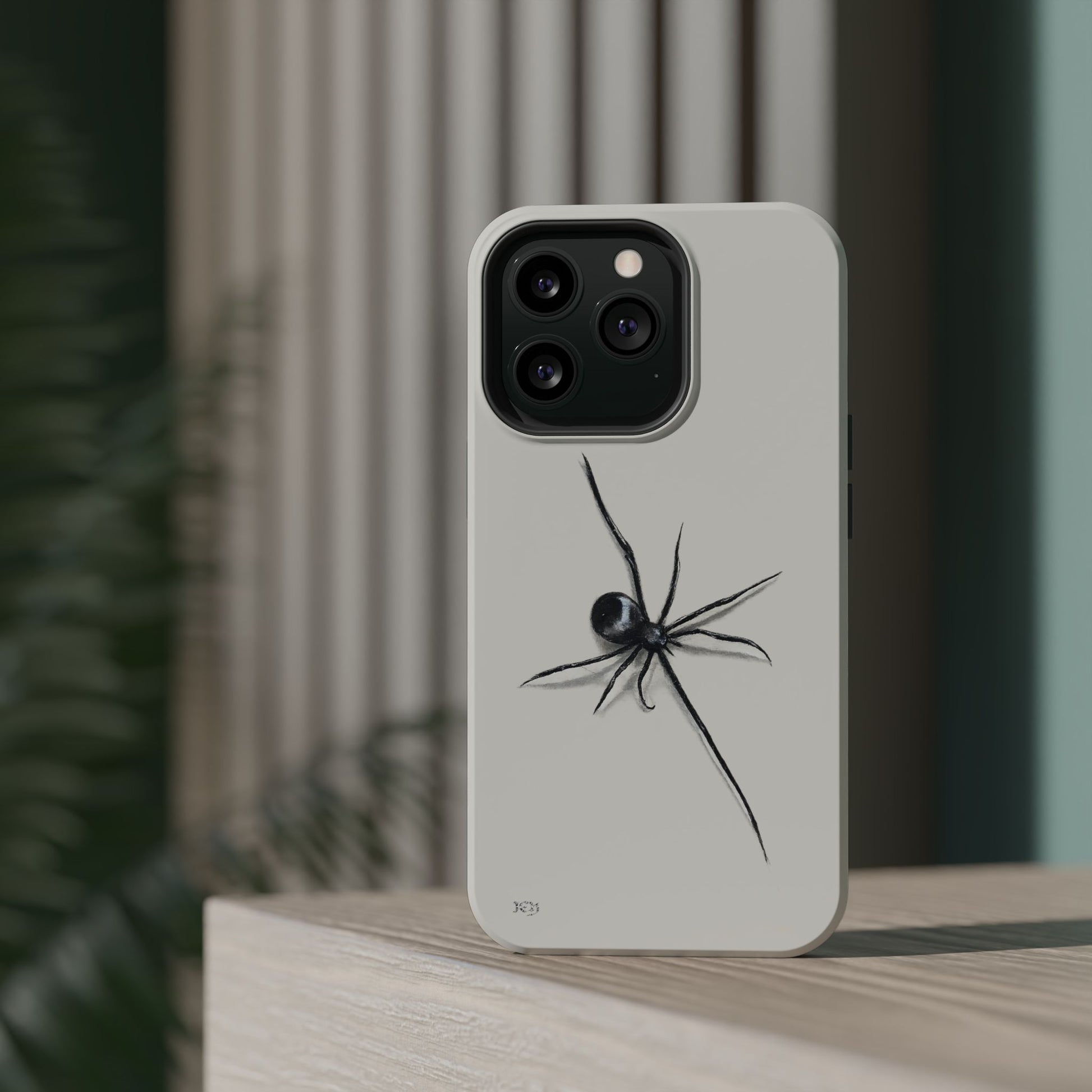 "ICY" Spider Sketch Magnetic Impact-Resistant Phone Case
