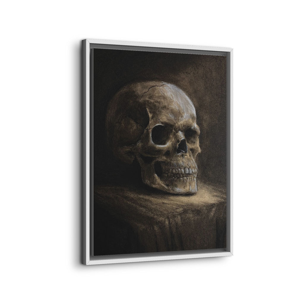 Framed Canvas Skull Portrait Wall Art
