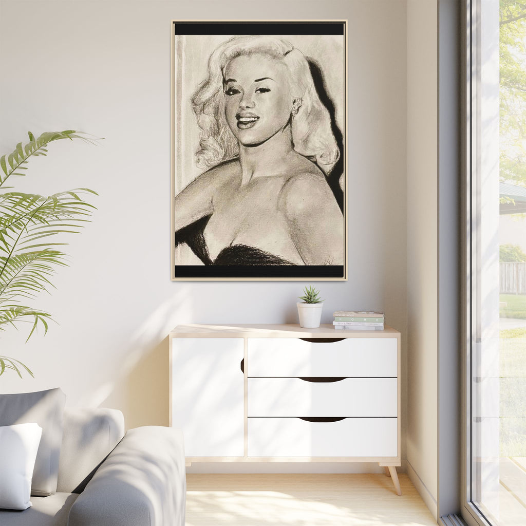 “Diana” Matte Canvas, Framed (Multi-color)