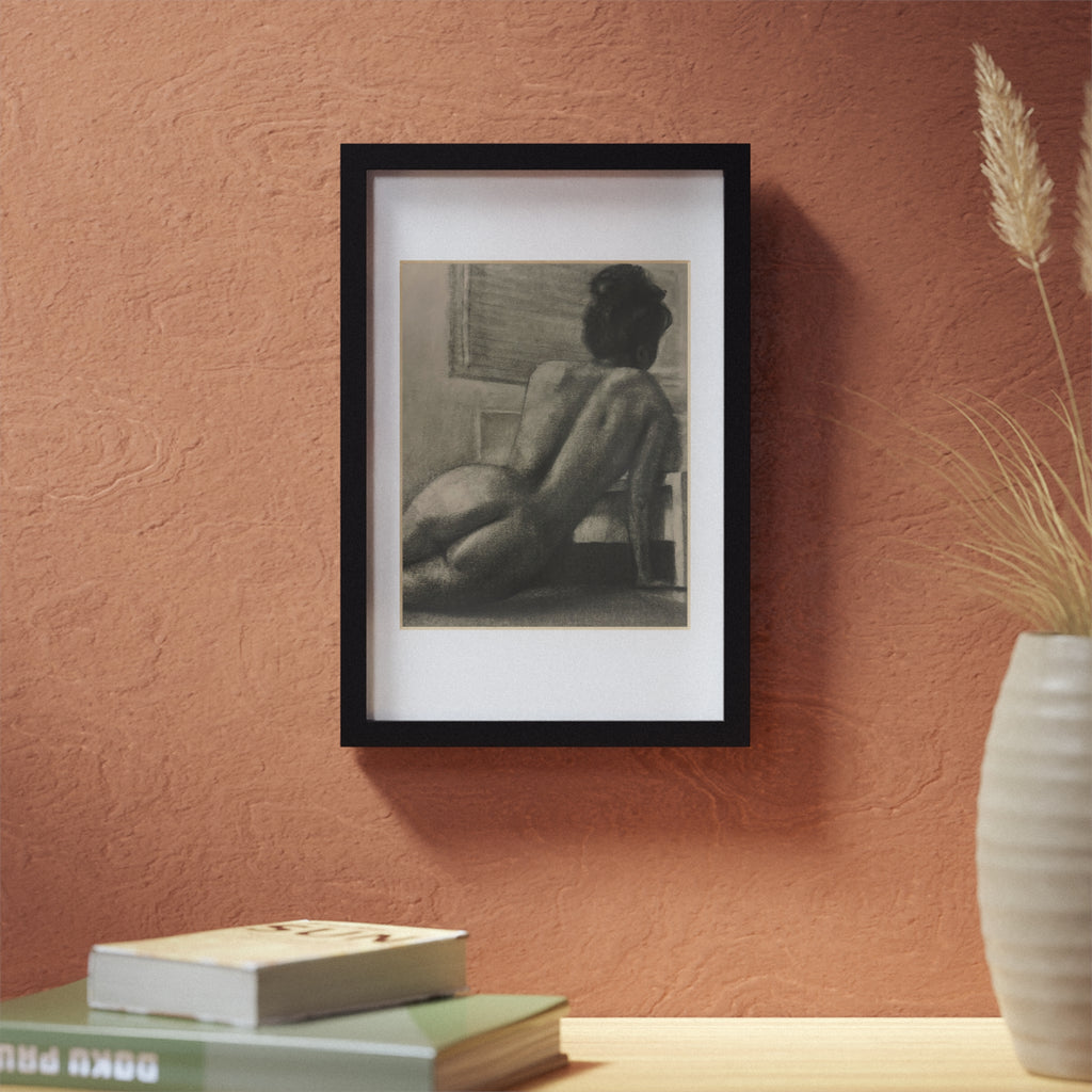 “Sitting Pretty” Framed Posters, Black